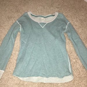 Aerie Mint Crew Neck Sweatshirt